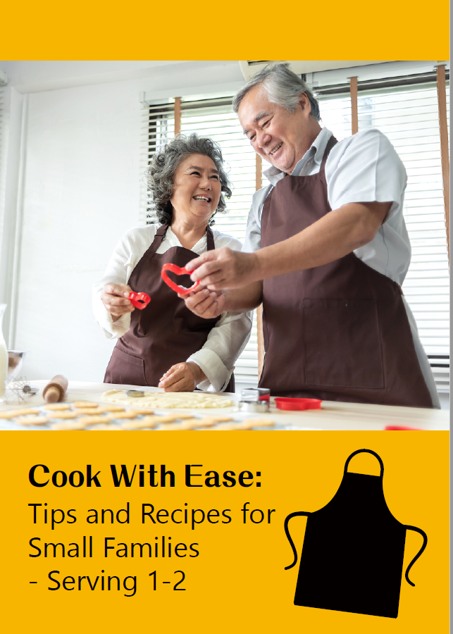 The cover of Cook With Ease: Tips and Recipes for Small Families - Serving 1-2