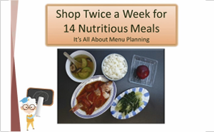 Shop Twice a Week for 14 Nutritious Meals