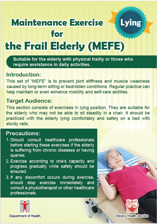 Maintenance Exercise for the Frail Elderly (MEFE) - Lying