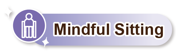 An icon of Mindful Sitting practice.