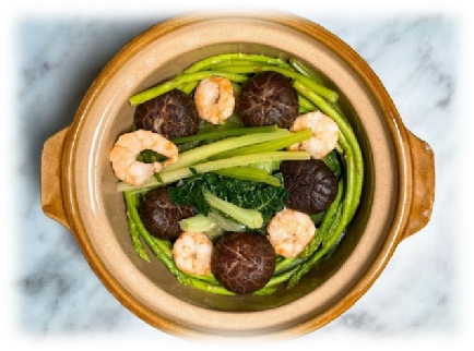 Shrimp and Mixed Spring Vegetables Casserole