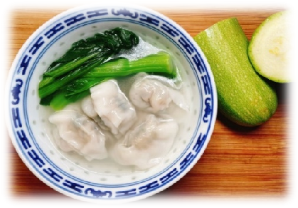 Dumplings with Zucchini, Lean Meat and Oats