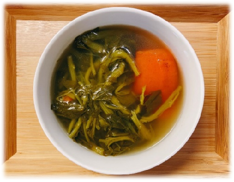 Watercress, Carrot, Monkfruit and Lean Pork Soup