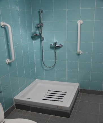 安装在浴室的扶手 安装在浴室的扶手